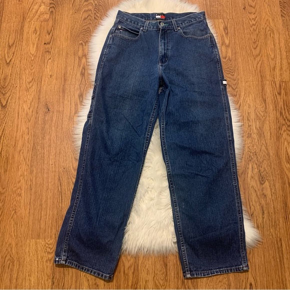 Tommy Hilfiger Blue Jeans Size 29. Carpenter Style. Baggy 100% cotton denim